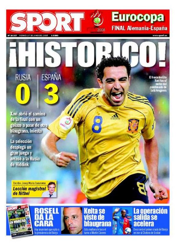 Portada del Sport