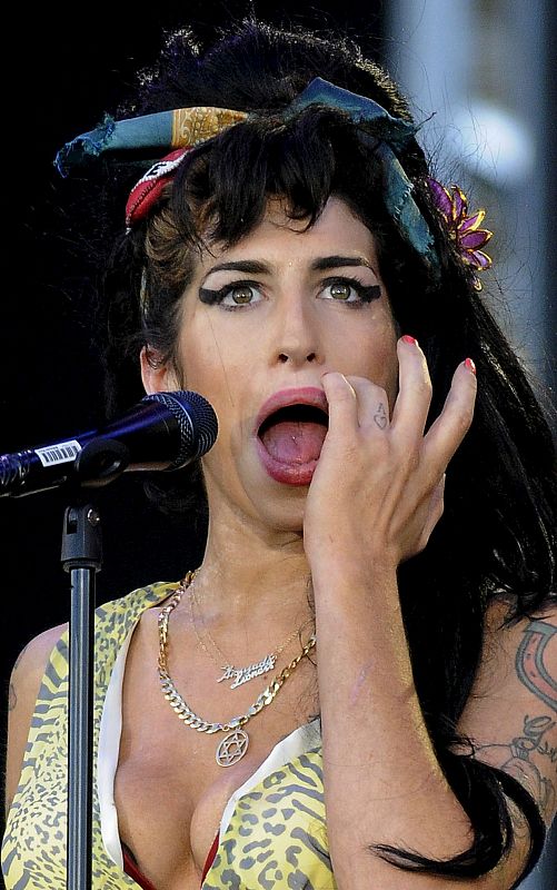 Amy Winehouse en la 'ciudad del rock' en Arganda