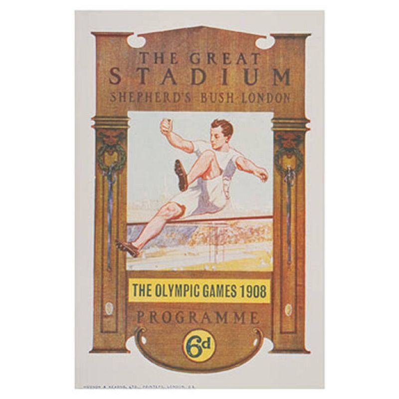 Cartel del programa de los Juegos