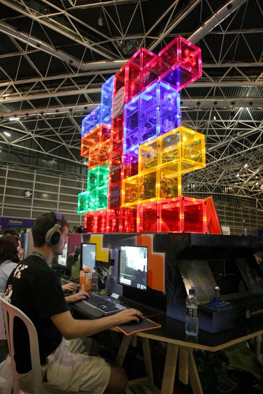 Tetris gigante en la Campus 2007