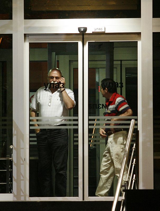 Luka Karadzic, hermano de Radovan Karadzic, a su llegada al Tribunal de Belgrado.