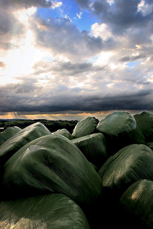 Cielos nubosos en la zona de Oy-Mittelberg