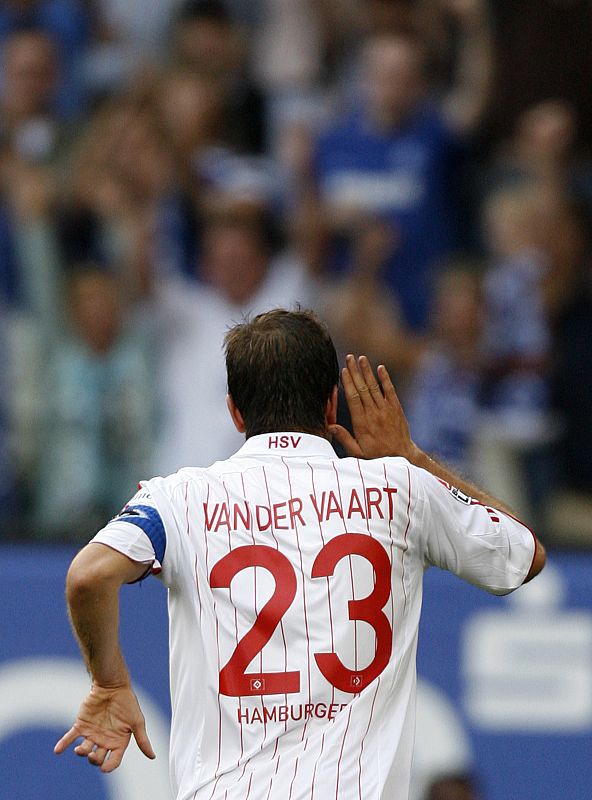 El jugador llevaba el número 23 en la camiseta del Hamburgo.