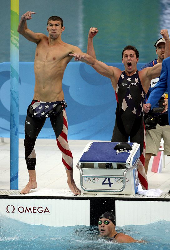 NATACIÓN MASCULINA: RELEVO 4X100 ESTILO LIBRE