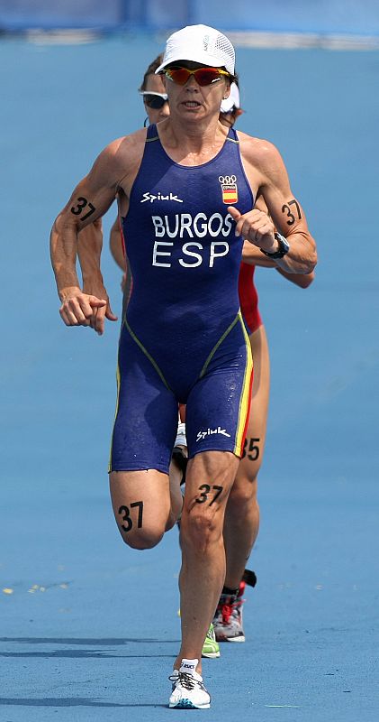 La española Ana Burgos ha quedado vigésima en la prueba de triatlón femenino.