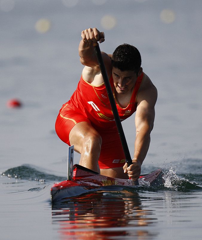 David Cal se ha metido en la final de C-1 500m, finalizando primero de su serie.