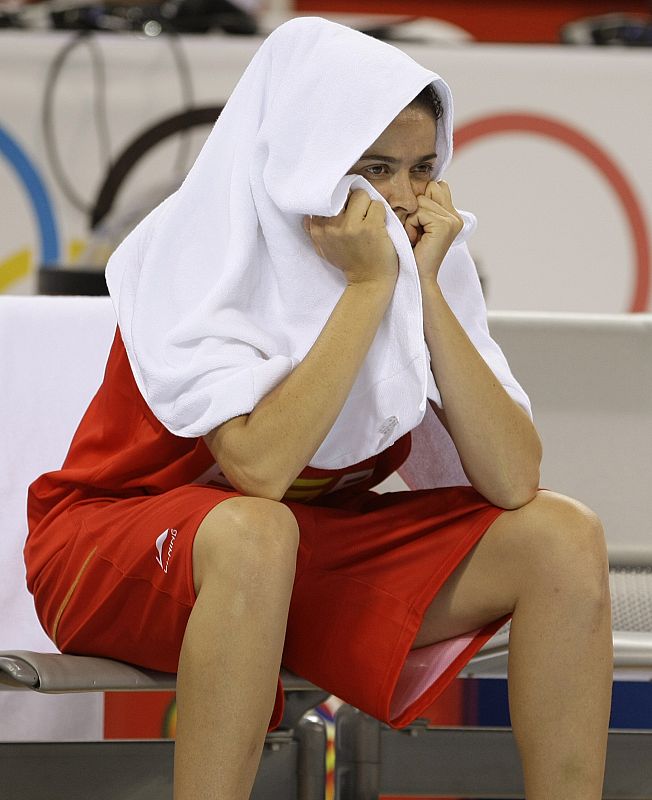 Isabel Sanchez tras caer en cuartos ante Rusia.