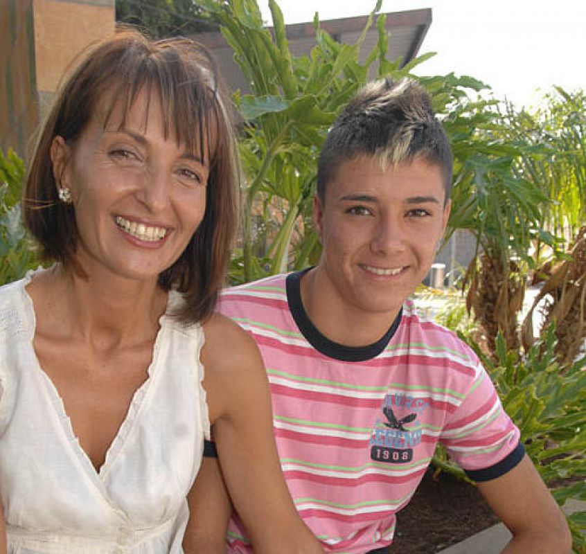 Antoaneta Stanimirova, madre de Martín Mario Kozhuharov, jugador del Cadete A del Real Madrid
