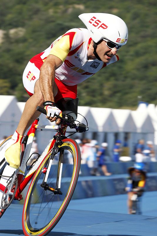 Juan José Méndez dio a España una plata en la contrarreloj en carretera categoría LC 4.