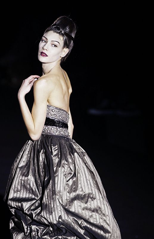 Desfile de la colección de Hannibal Laguna durante la Madrid Cibeles Fashion Week.