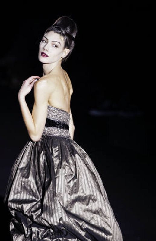 Desfile de la colección de Hannibal Laguna durante la Madrid Cibeles Fashion Week.