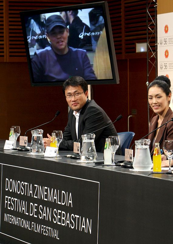 Kim Ki-duk en rueda de prensa