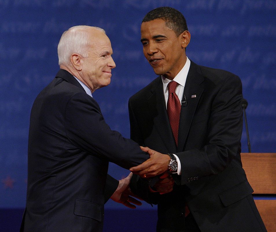 JOHN MCCAIN, BARACK OBAMA