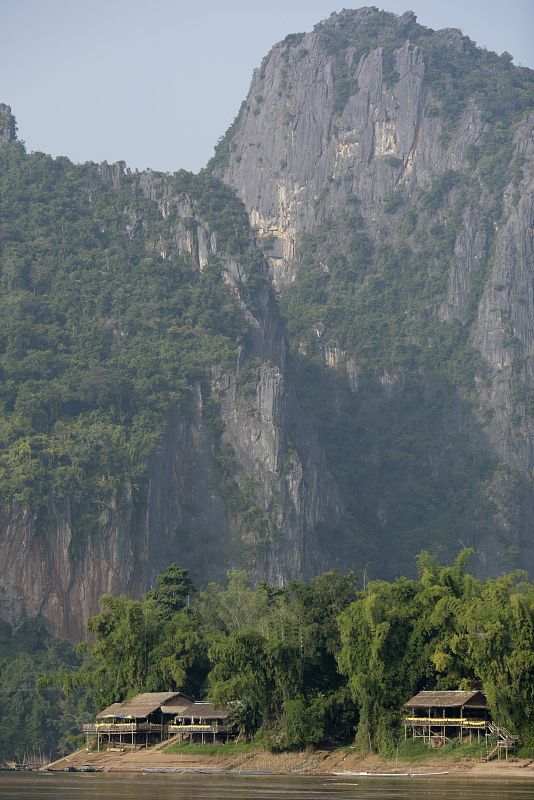 Un paisaje típico del interior de Laos.