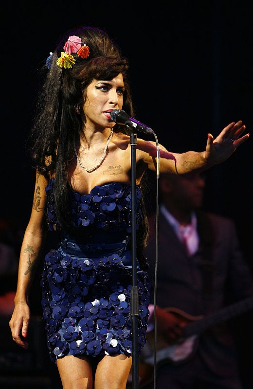 En el número dos de la lista se encontraba la extravagante Amy Winehouse