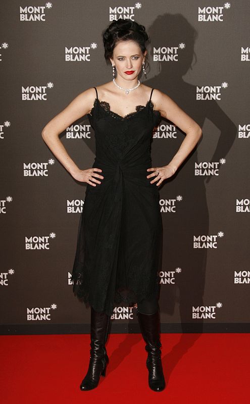 Green posa durante la fiesta Montblanc celebrada en Ginebra