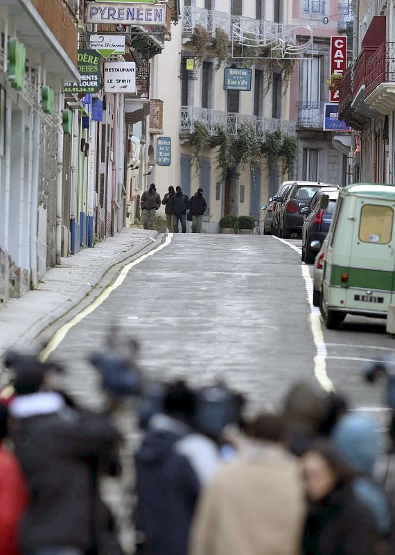 La detención de 'Txeroki' ha levantado una gran expectación en la localidad francesa de Cauterets.