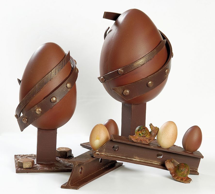 Huevos de chocolate del pastelero francés Franck Michel