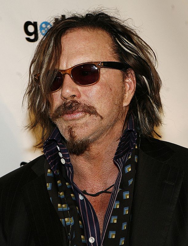 Actor Mickey Rourke  poses at the arrivals for the 18th Annual Gotham Independent Film Awards in New York