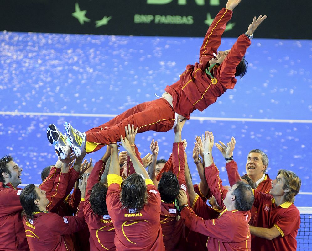 España gana la Copa Davis tras derrotar a Argentina en la final