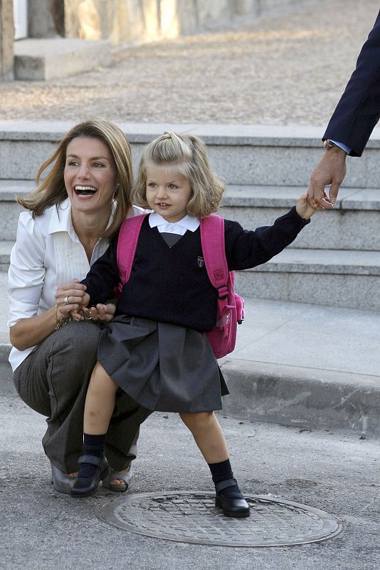 Primer día de clase de la Infanta Leonor