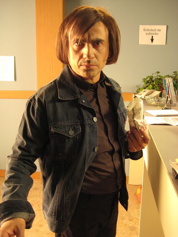 José Mota en el papel de Javier Bardem, en "No es país para viejos"