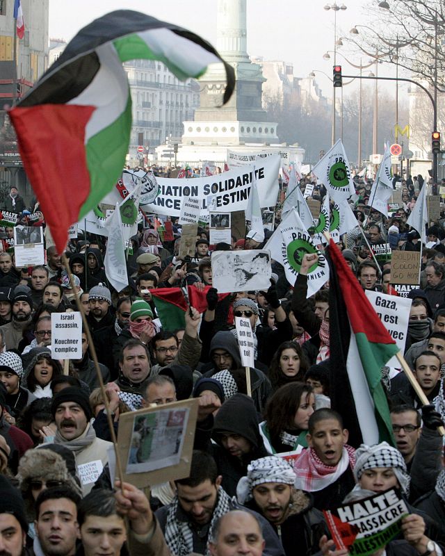 FRANCIA - PROTESTAS CONTRA OFENSIVA ISRAELI EN GAZA