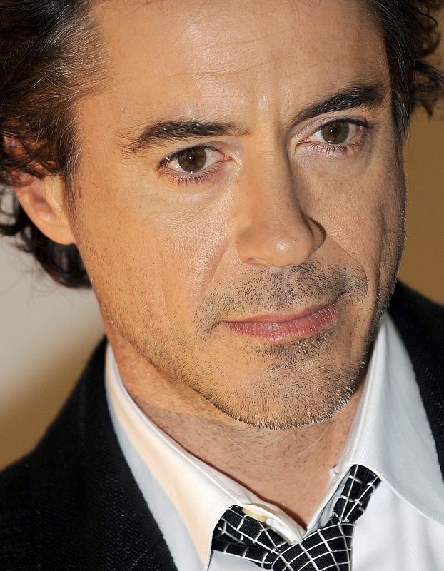 U.S. actor Robert Downey Jr. attends a photocall for the film "Sherlock Holmes" in central London
