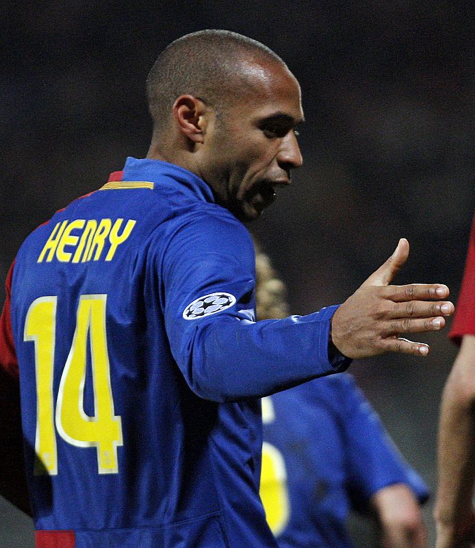 "Titi", el salvador. El gol de Thierry Henry supuso el empate del Barcelona ante el Olympiqe de Lyon (1-1).