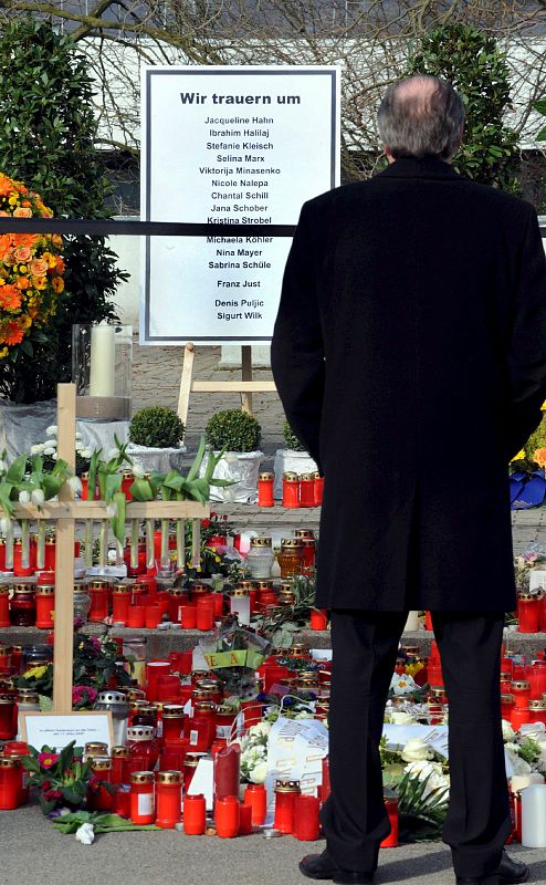 CONMEMORACIÓN DEL TIROTEO EN UNA ESCUELA DE WINNENDEN