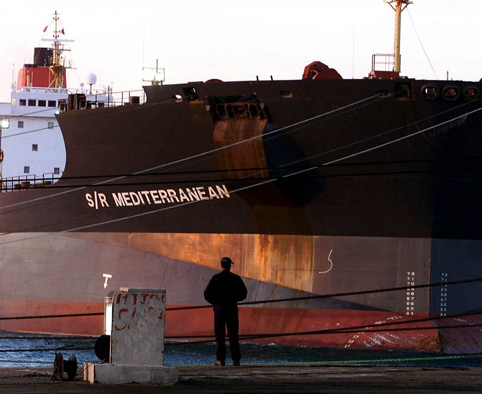 Años después, el 'Exxon Valdez' pasó a llamarse "S/R Mediterranean"