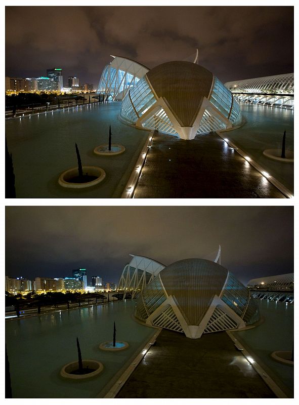 APAGÓN EN LA CIUDAD DE LAS ARTES Y LAS CIENCIAS DE VALENCIA