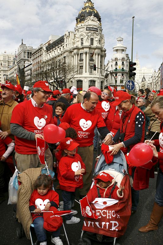 MANIFESTACIÓN CONTRA LEY ABORTO