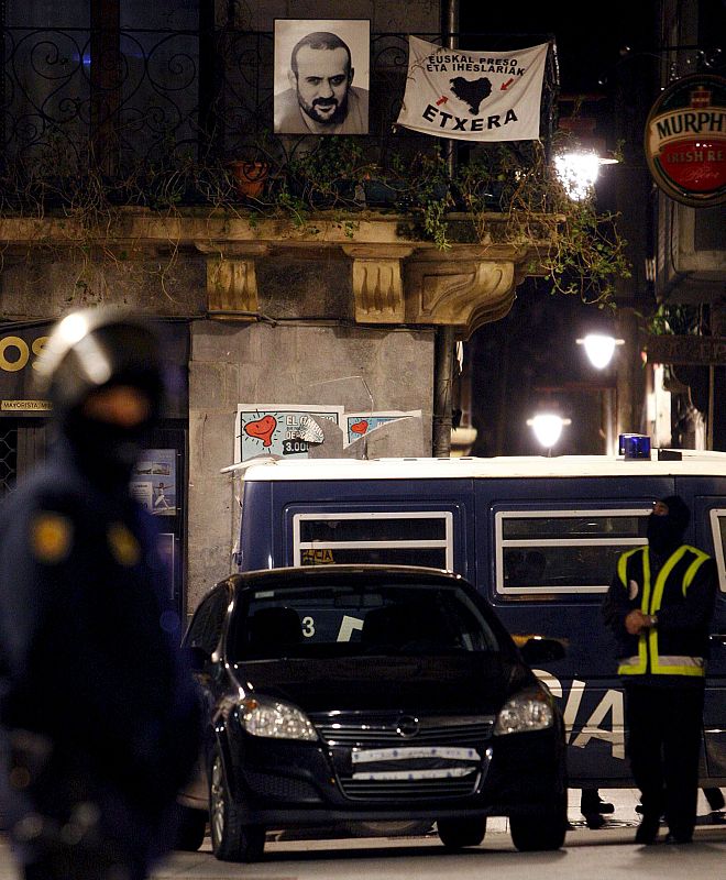 OCHO DETENIDOS EN GUIPÚZCOA EN UNA OPERACIÓN CONTRA EL ENTRAMADO DE SEGI