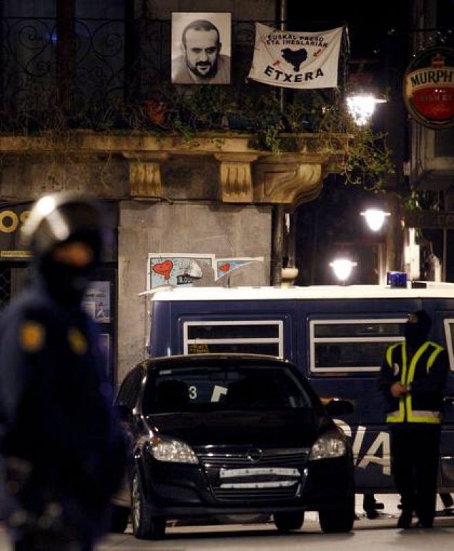 Operación contra la kale borroka en Hernani 1