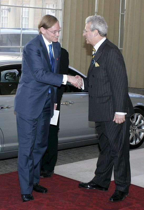 El presidente del Banco Mundial, Robert Zoellick, a su llegada al Palacio de Buckingham