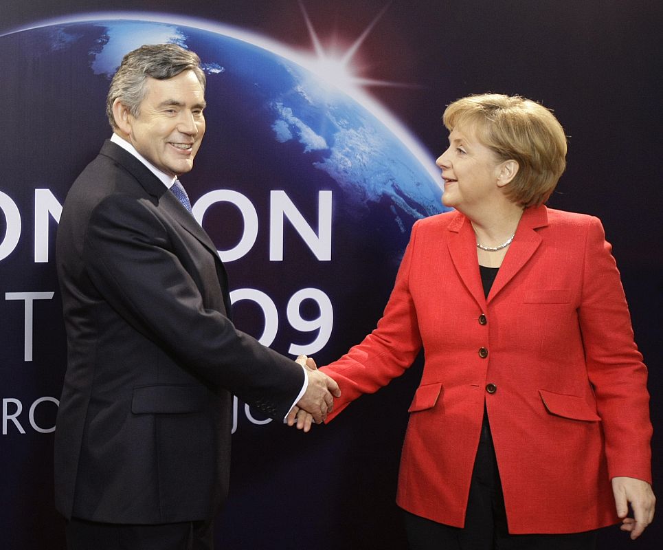 Angela Merkel llega al centro de convenciones en el que se celebrará la reunión del G-20
