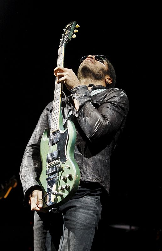 Lenny Kravitz inaugura la 'Caja Mágica'