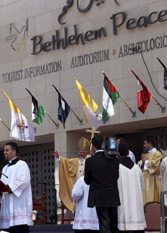 El Papa llega a Palestina