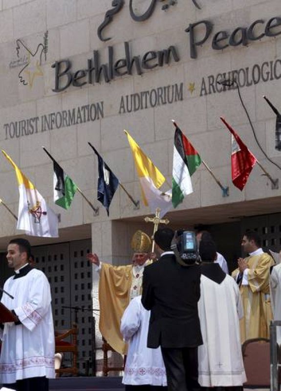 El Papa llega a Palestina