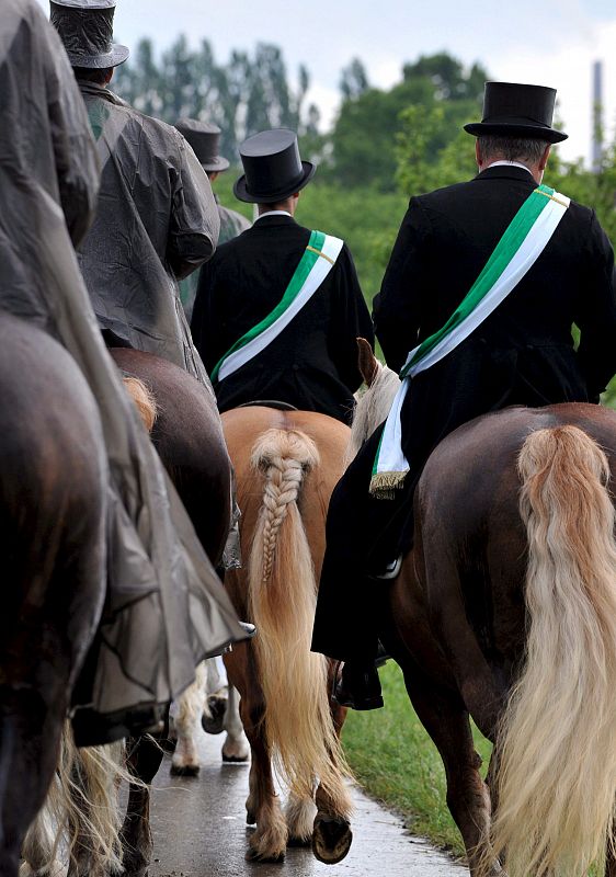 Celebración de la procesión ecuestre