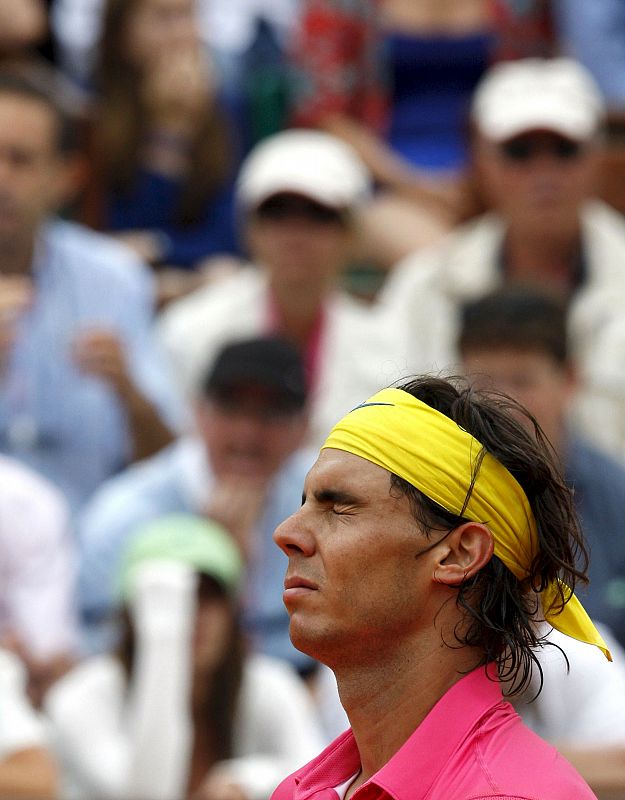 Nadal tras perder por 6-2, 6-7 (2), 6-4 y 7-6 (2) ante el sueco Robin Soderling.