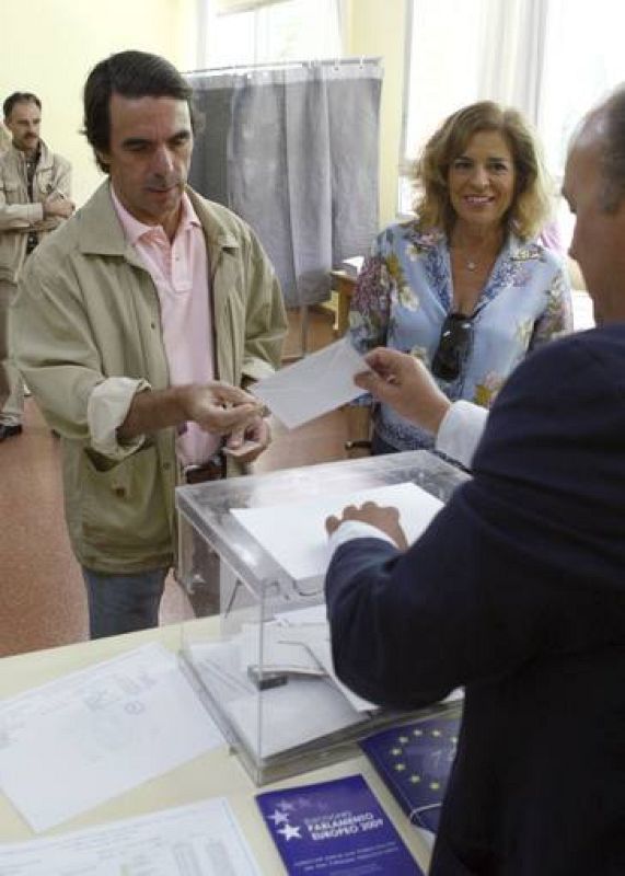 Jose María Aznar y Ana Botella