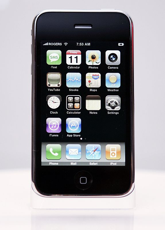 El iPhone 3G de Apple se presentó en 2008.