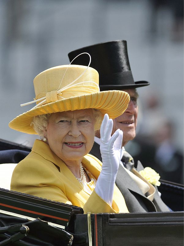 La reina Isabel de Inglaterra y el príncipe Felipe de Edimburgo