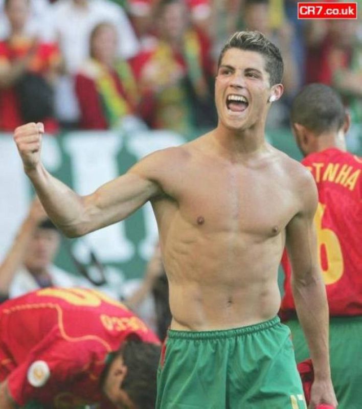 Los abdominales de Cristiano Ronaldo