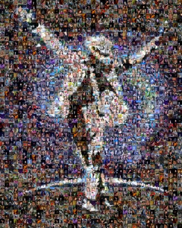 Enrique ha mandado este collage digital para homenajear al rey del pop