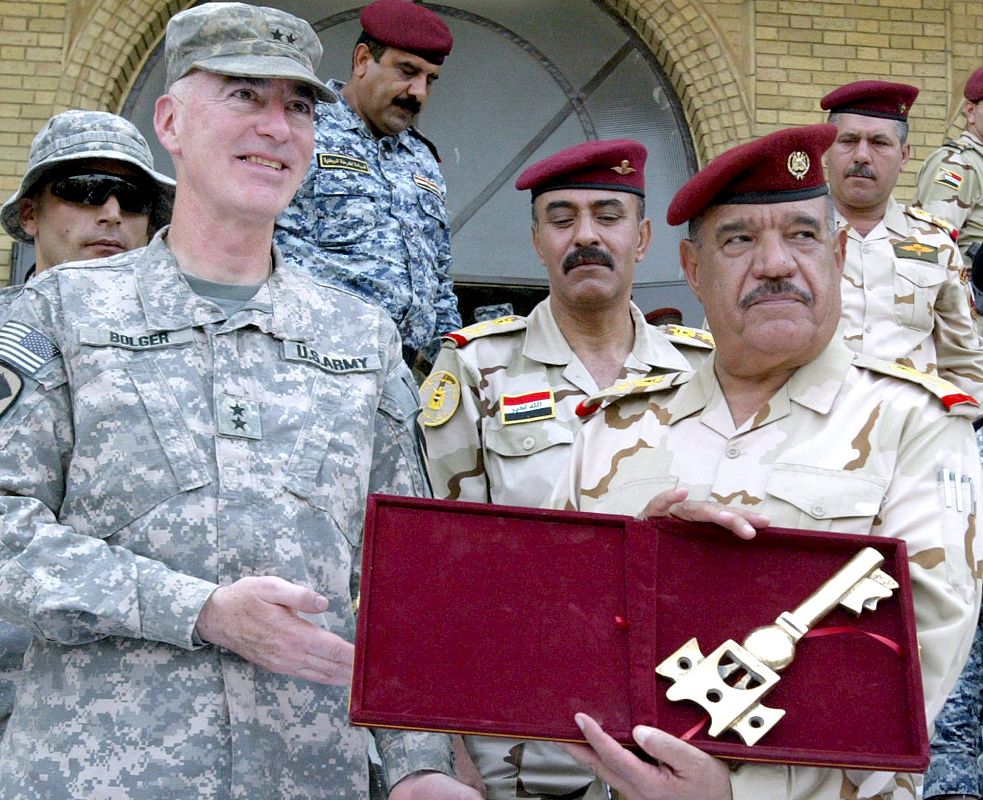 CELEBRACIÓN LA RETIRADA DE LAS TROPAS ESTADOUNIDENSES DE BAGDAD, IRAK