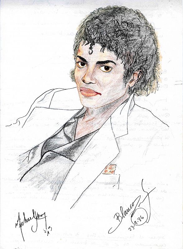 Dibujo de Michael Jackson