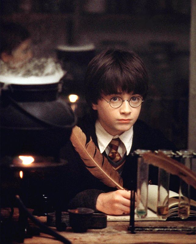 Daniel Radcliffe en 'Harry Potter y la Piedra Filosofal'